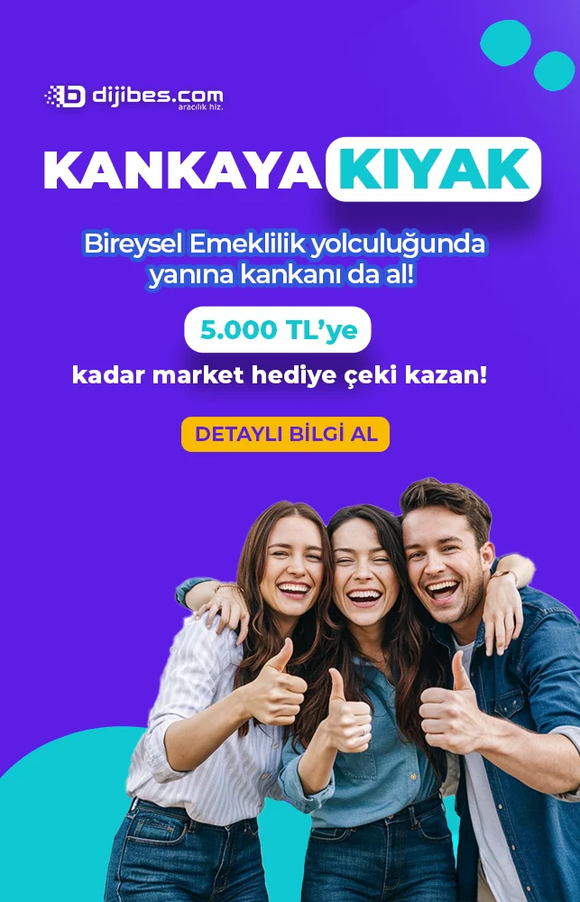 Kankaya kıyak kampanyası kapsamında arkadaşını getirene 5000 TL market hediye çeki fırsatı ve gülümseyen gençler.