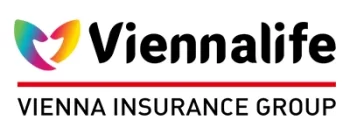 Renkli kalp figürlü amblemi ile kurumsal ViennaLife Vienna Insurance Group logosu ve hayat sigortası birikim çözümleri.